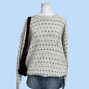 vintage 90s indie skate cozy grandpa chunky knit sweater